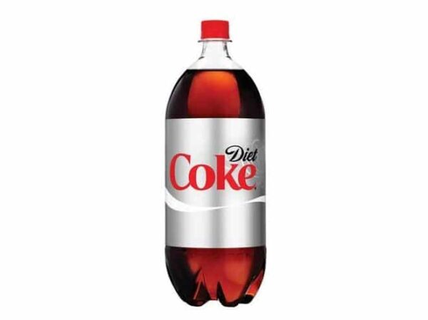 2 liter diet coke