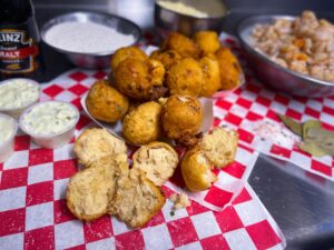 Clam cakes - fritters