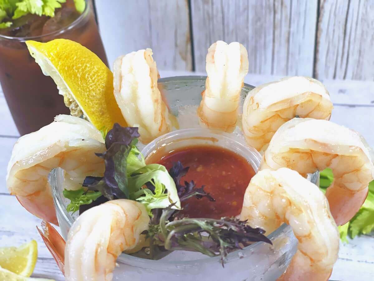 Jumbo shrimp cocktail